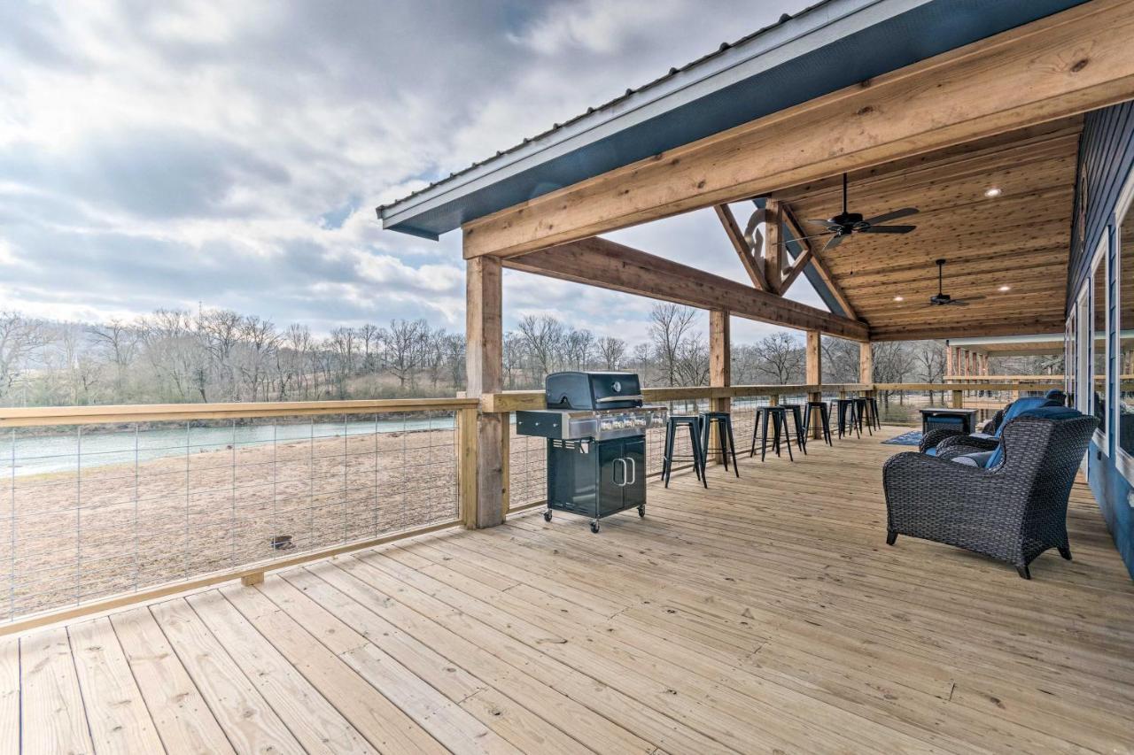 Upscale Riverfront Home With Beach And Fire Pit! Glenwood Buitenkant foto