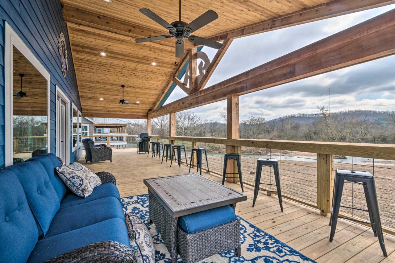Upscale Riverfront Home With Beach And Fire Pit! Glenwood Buitenkant foto