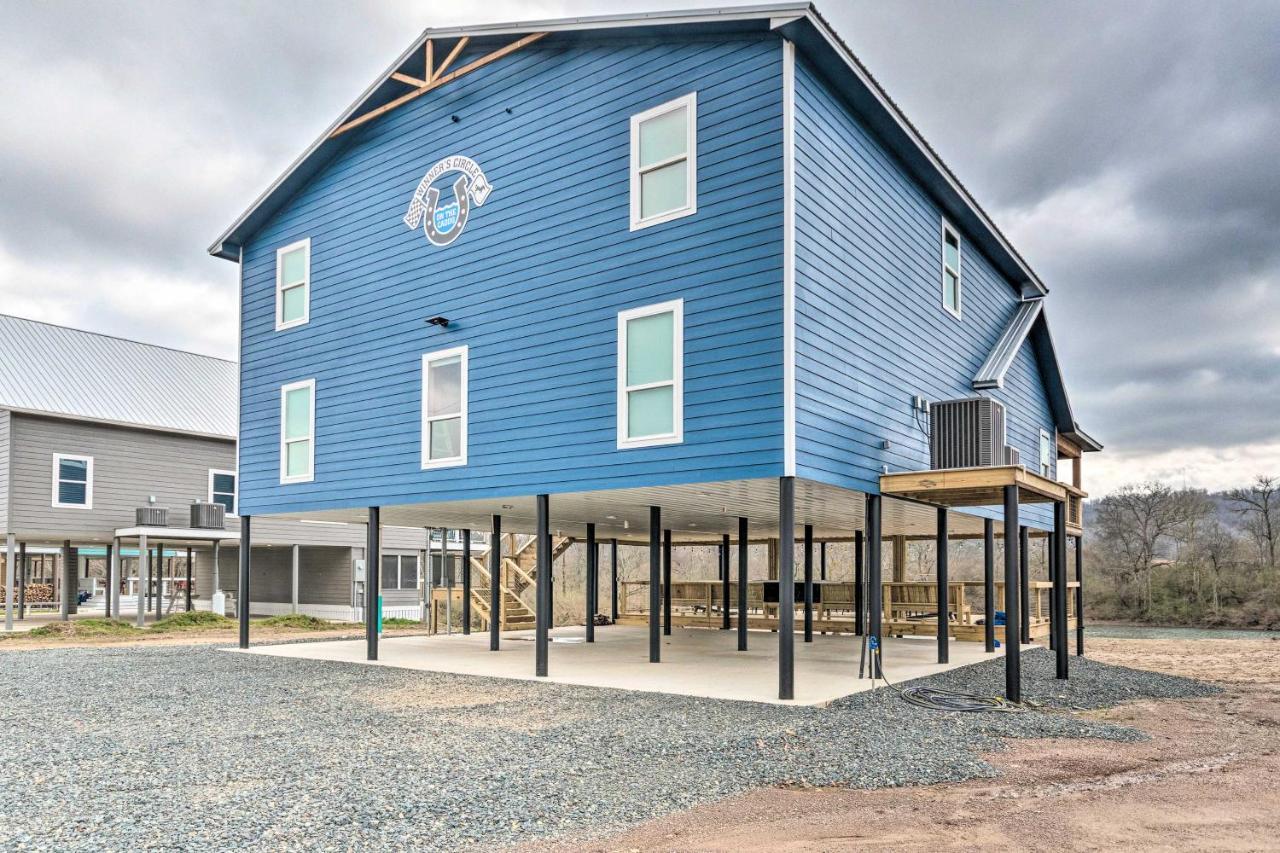 Upscale Riverfront Home With Beach And Fire Pit! Glenwood Buitenkant foto