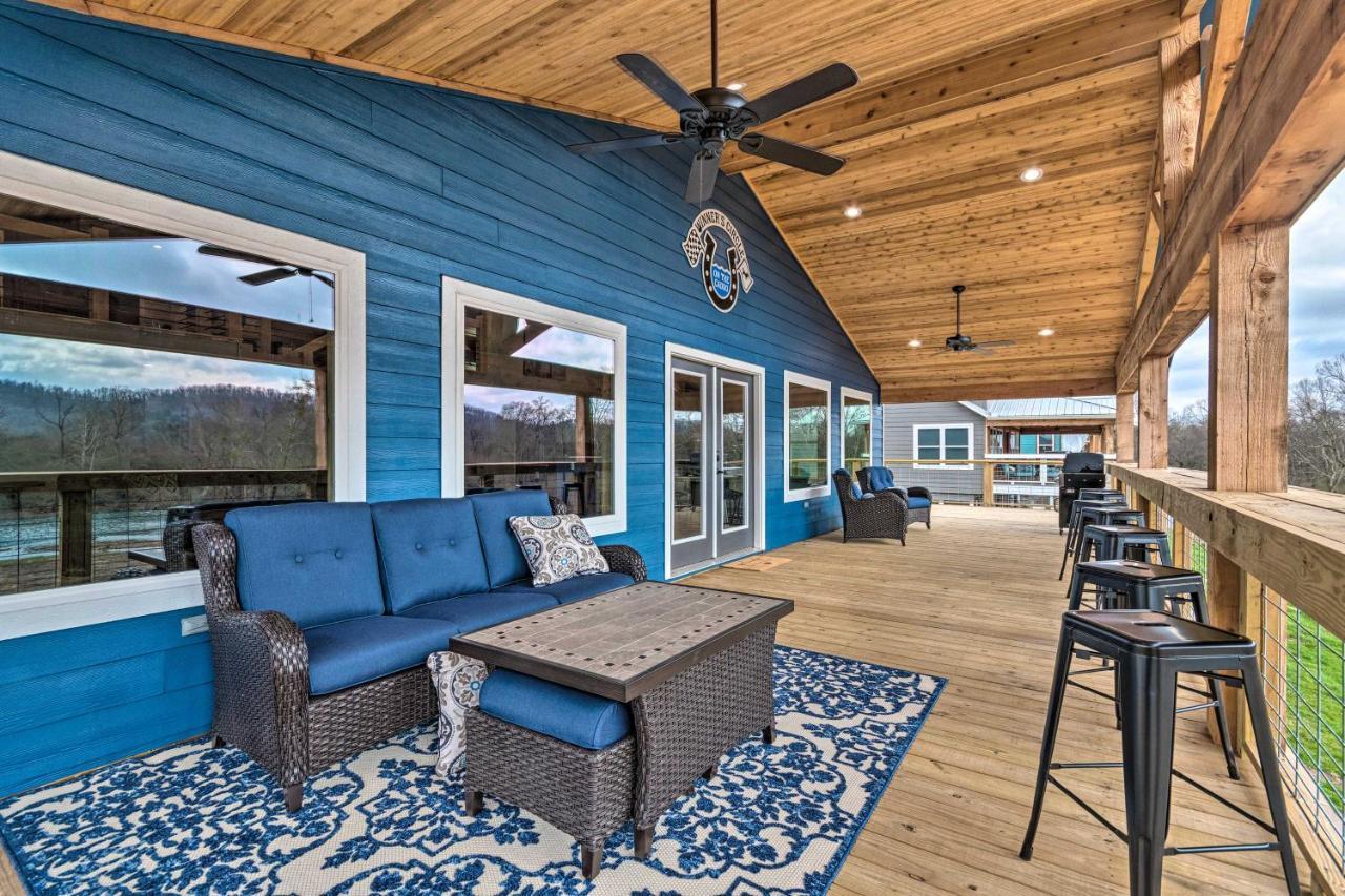 Upscale Riverfront Home With Beach And Fire Pit! Glenwood Buitenkant foto