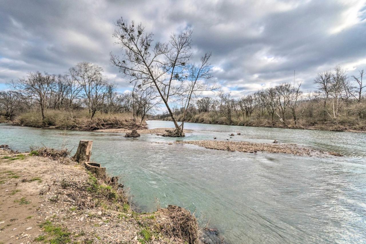 Upscale Riverfront Home With Beach And Fire Pit! Glenwood Buitenkant foto